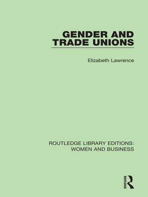 cover image of Gender and Trade Unions